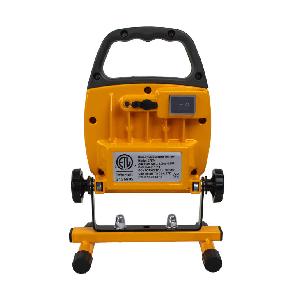 DuraDrive Rechargeable H-Stand LED Work Light, 1000 Lumens - Image 3