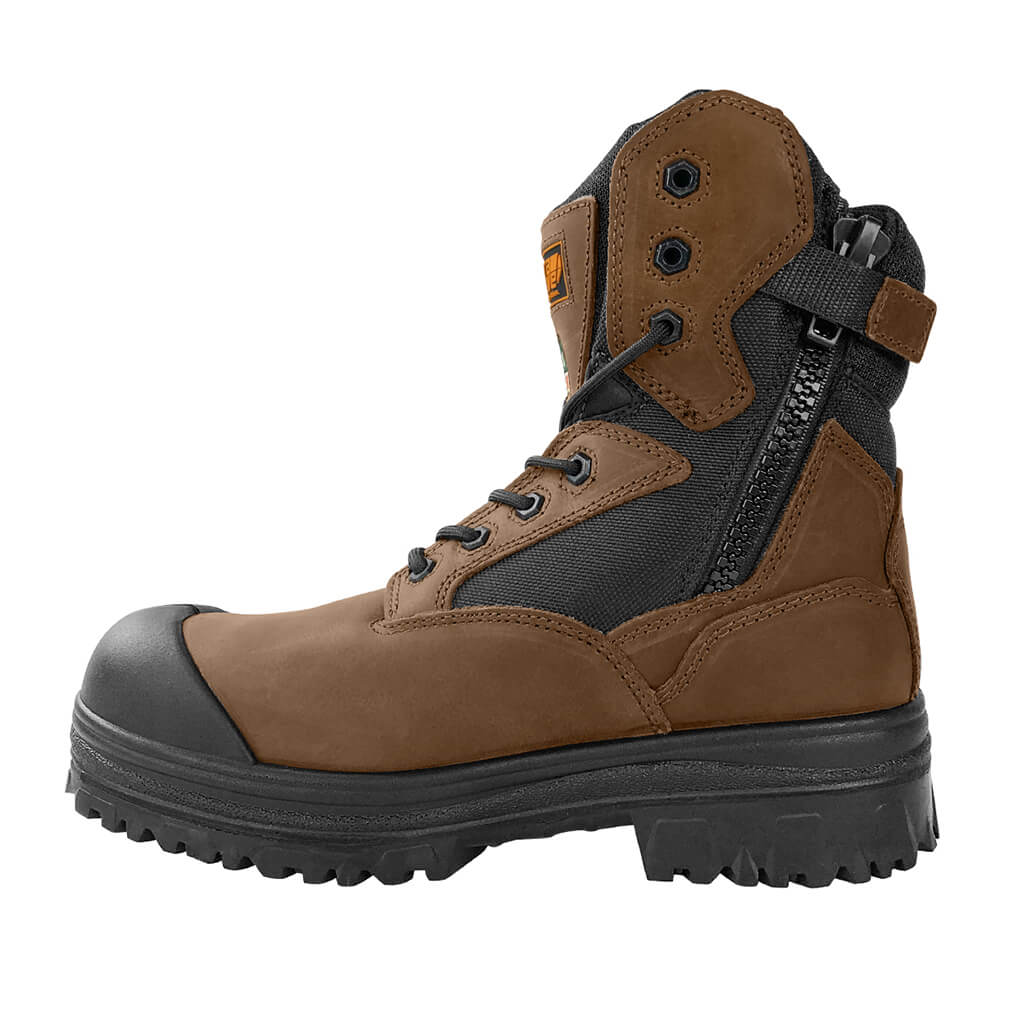 DuraDrive Men's CSA EASY RIDER 8 in. Composite Toe Metal Free Zipper Opening Insulated Work Boots - Image 3