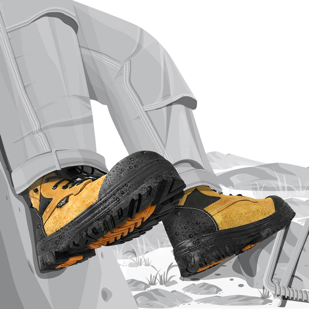 DuraDrive CSA PATRON 8 in. Composite Toe Nubuck Waterproof Work Boots - Image 8