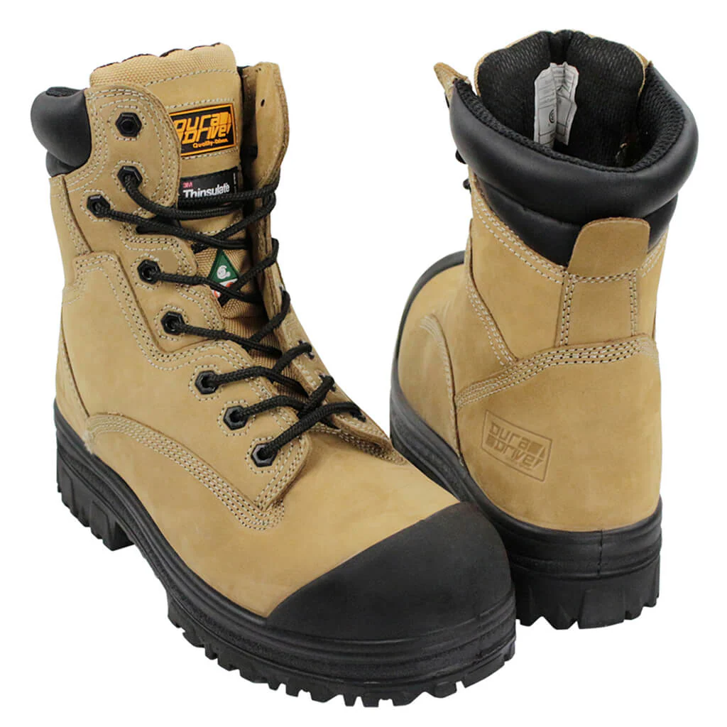 DuraDrive Men's CSA TUNDRA 8 in. Composite Toe Metal Free Cow Nubuck Insulated Work Boots - Image 3