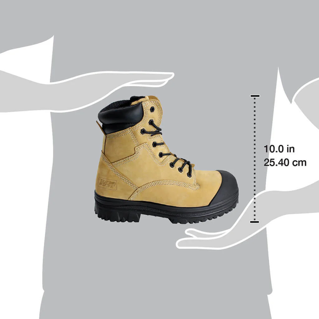 DuraDrive Men's CSA TUNDRA 8 in. Composite Toe Metal Free Cow Nubuck Insulated Work Boots - Image 5