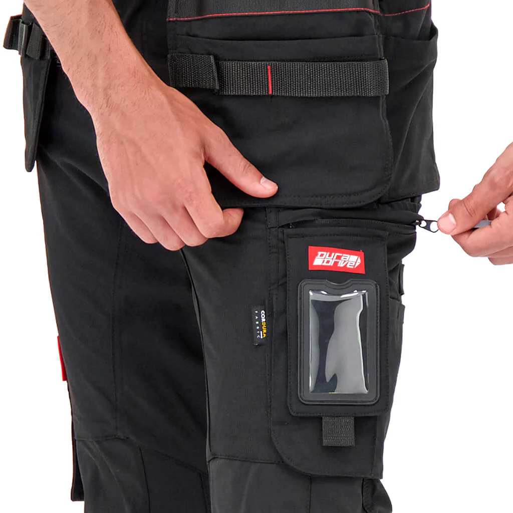 DuraDrive Goat Black Water Repellent Work Pants - Image 5