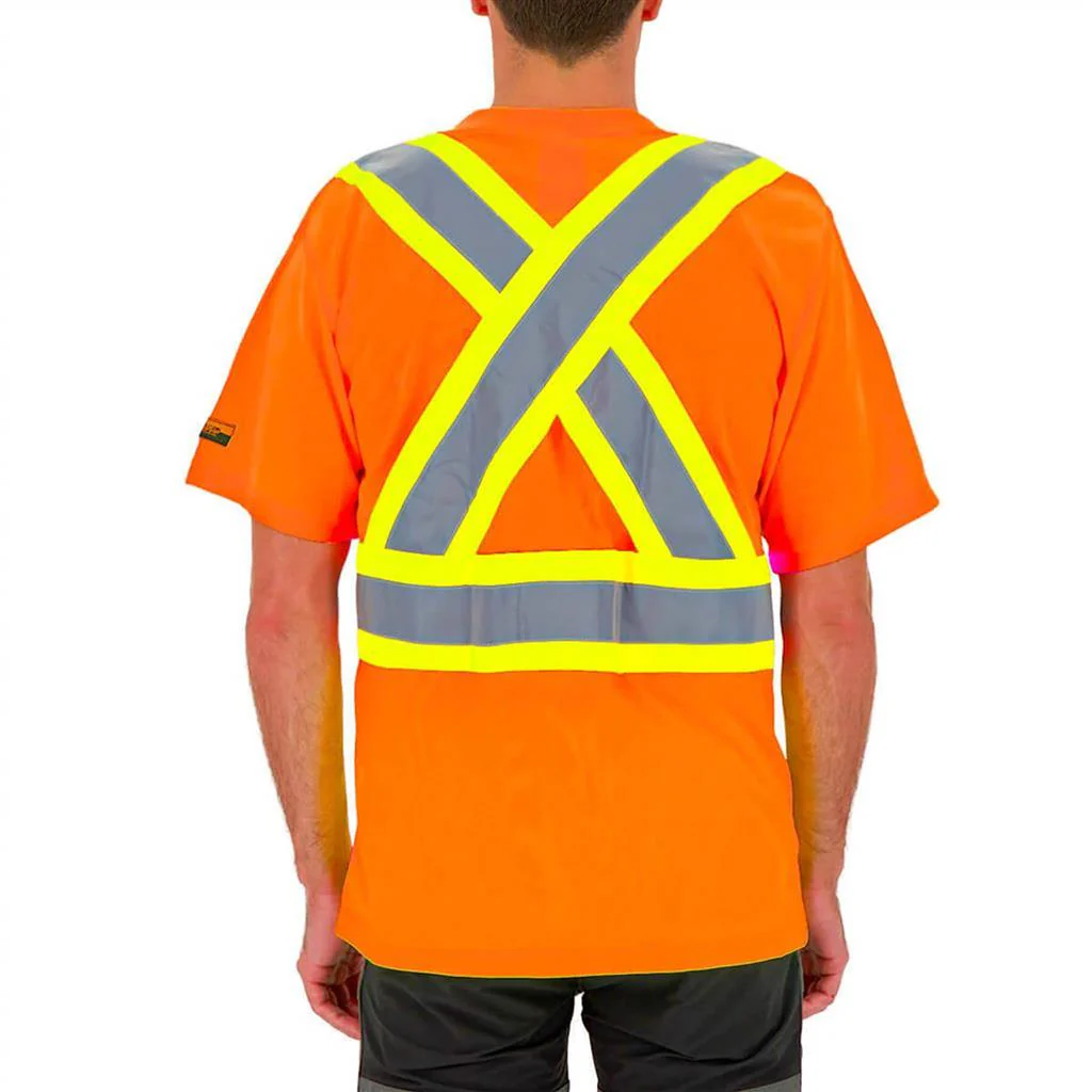DuraDrive Men's Hi-Vis Cooling Mesh Short Sleeve Safety T-Shirt - Image 3