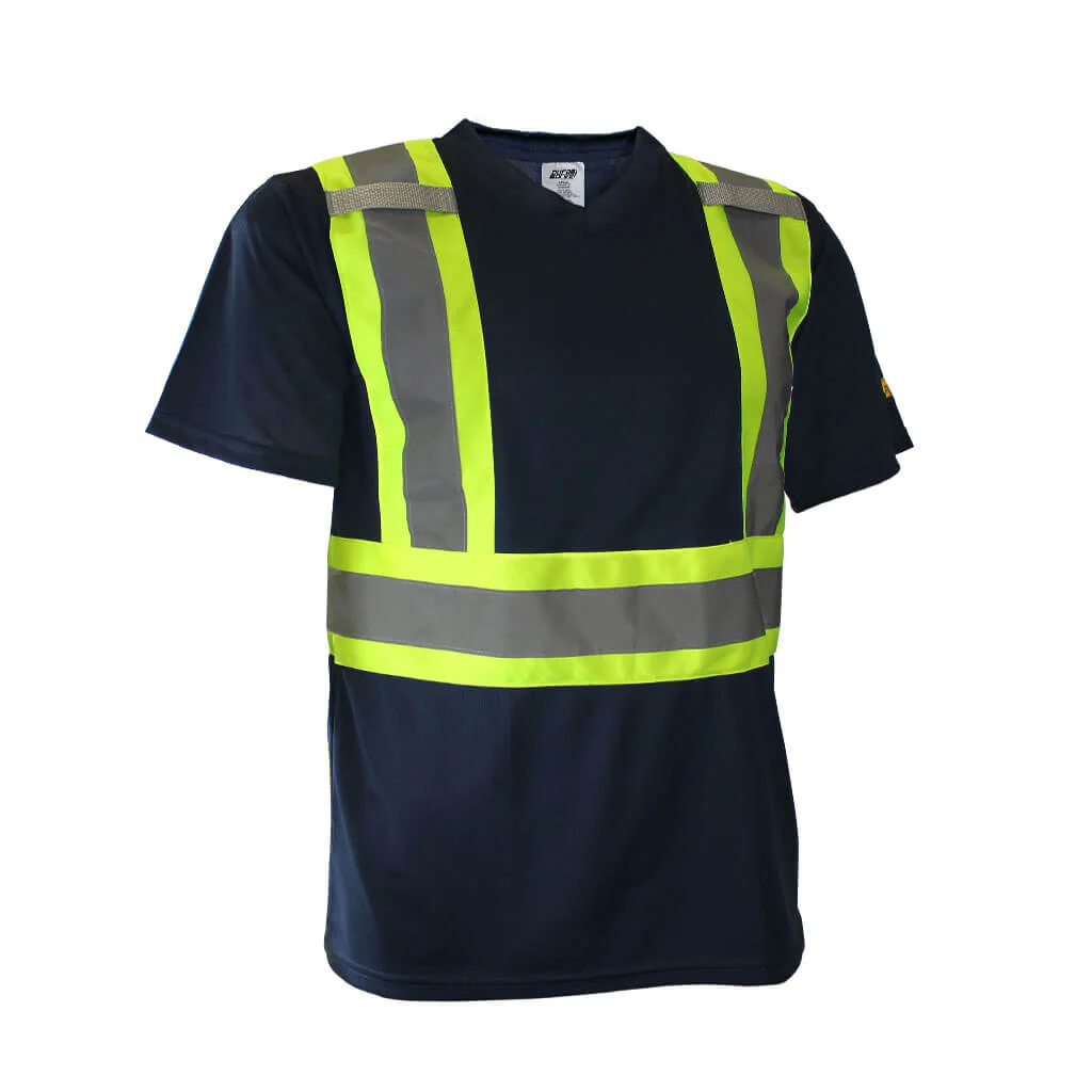 DuraDrive Men's Hi-Vis Cooling Mesh Short Sleeve Safety T-Shirt - Image 4