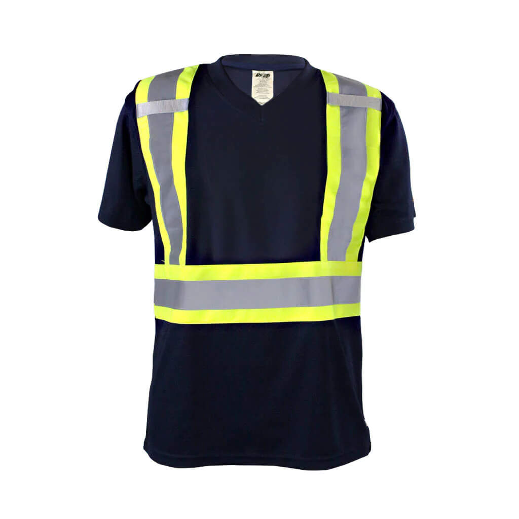 DuraDrive Men's Hi-Vis Cooling Mesh Short Sleeve Safety T-Shirt - Image 5
