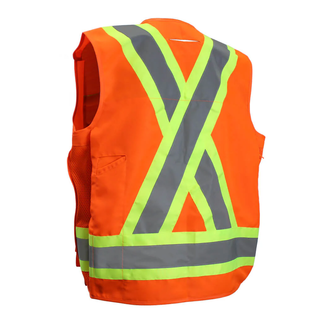 DuraDrive Class-2 Level-2 Surveyor ft.s Tear-Away Safety Vest - Image 3