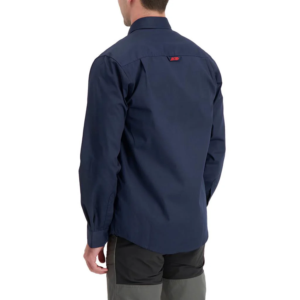 DuraDrive Men's VOLT RED LABEL Twill Long Sleeve Work Shirt - Image 3