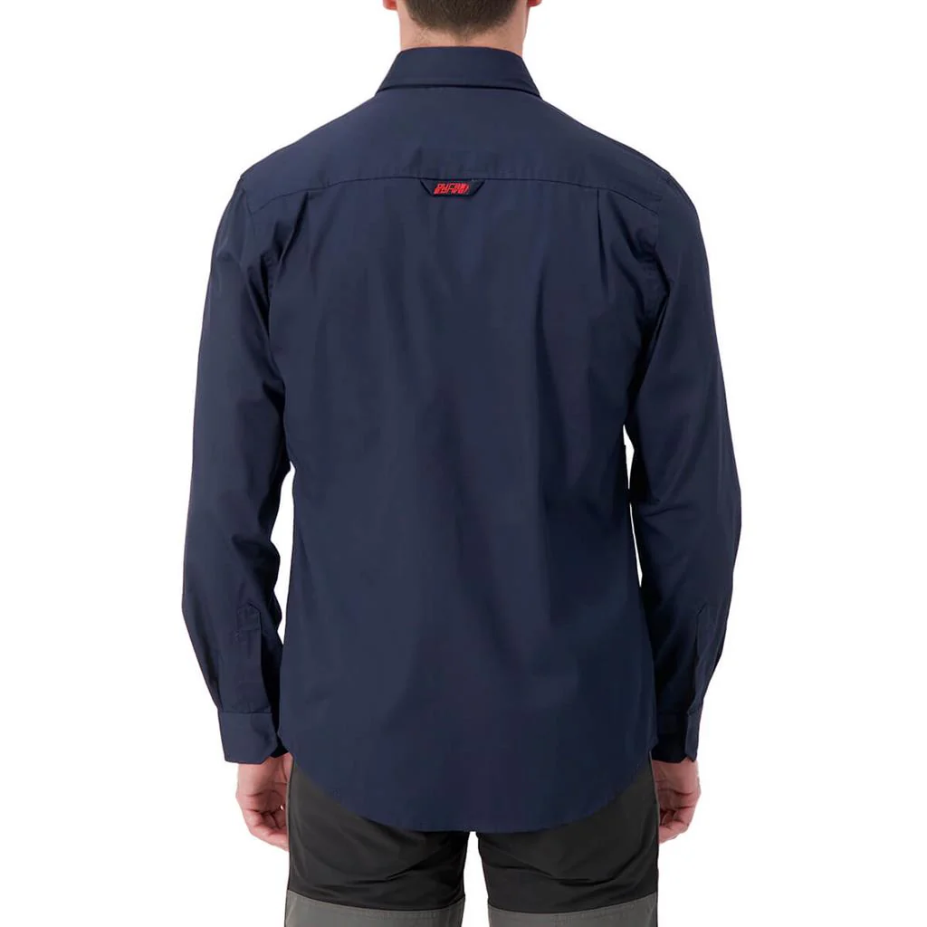 DuraDrive Men's VOLT RED LABEL Twill Long Sleeve Work Shirt - Image 4