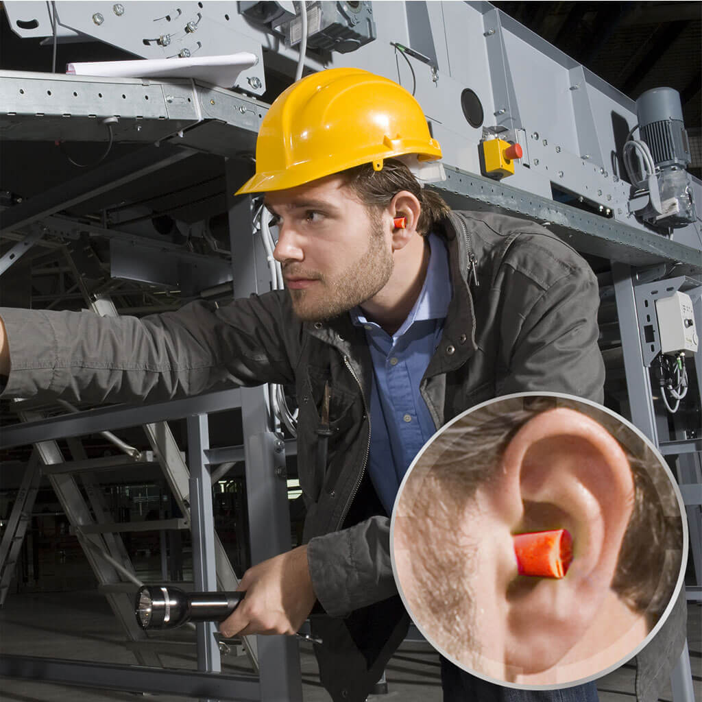 DuraDrive Orange Disposable Uncorded Foam Earplug with 32 dB NRR (200-Pair) - Image 6