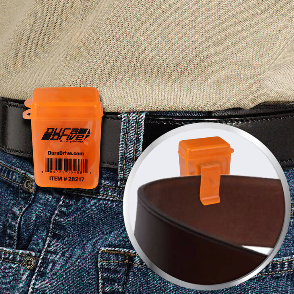 DuraDrive Orange Reusable Corded Triple-Flange Silicone Earplug with 25 dB NRR (100-Pair) - Image 6