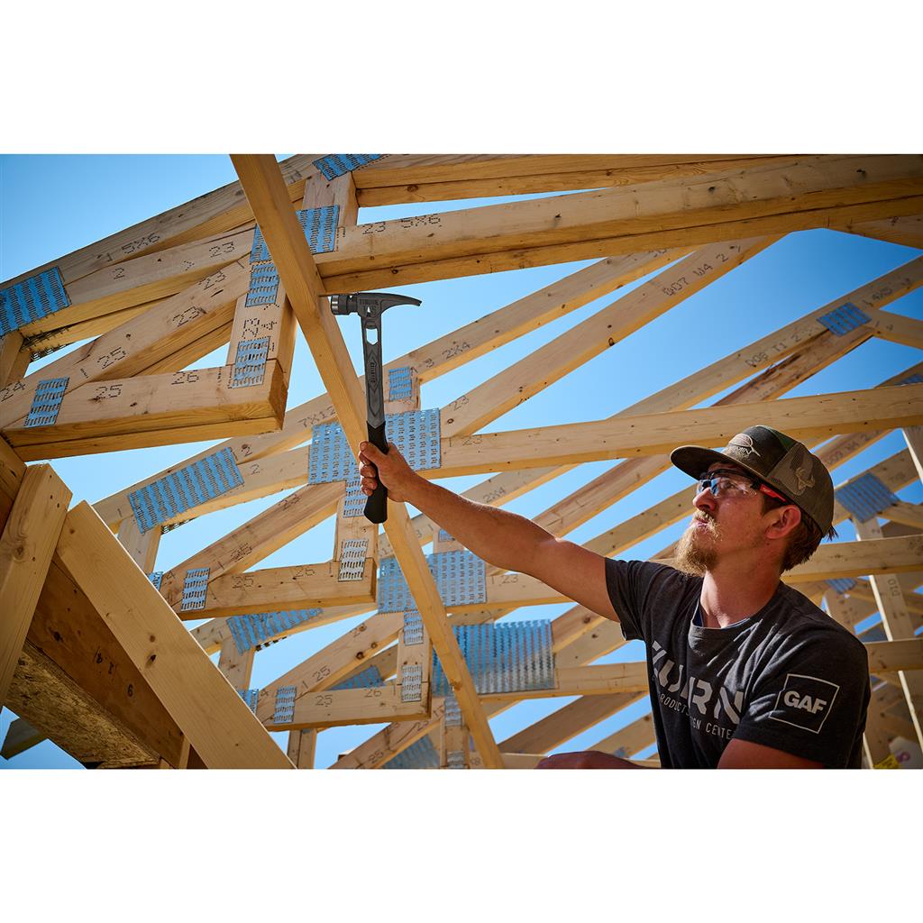 Stiletto TIB15SC 15 oz Smooth Face Curved Handle Titanium Hammer - Image 6