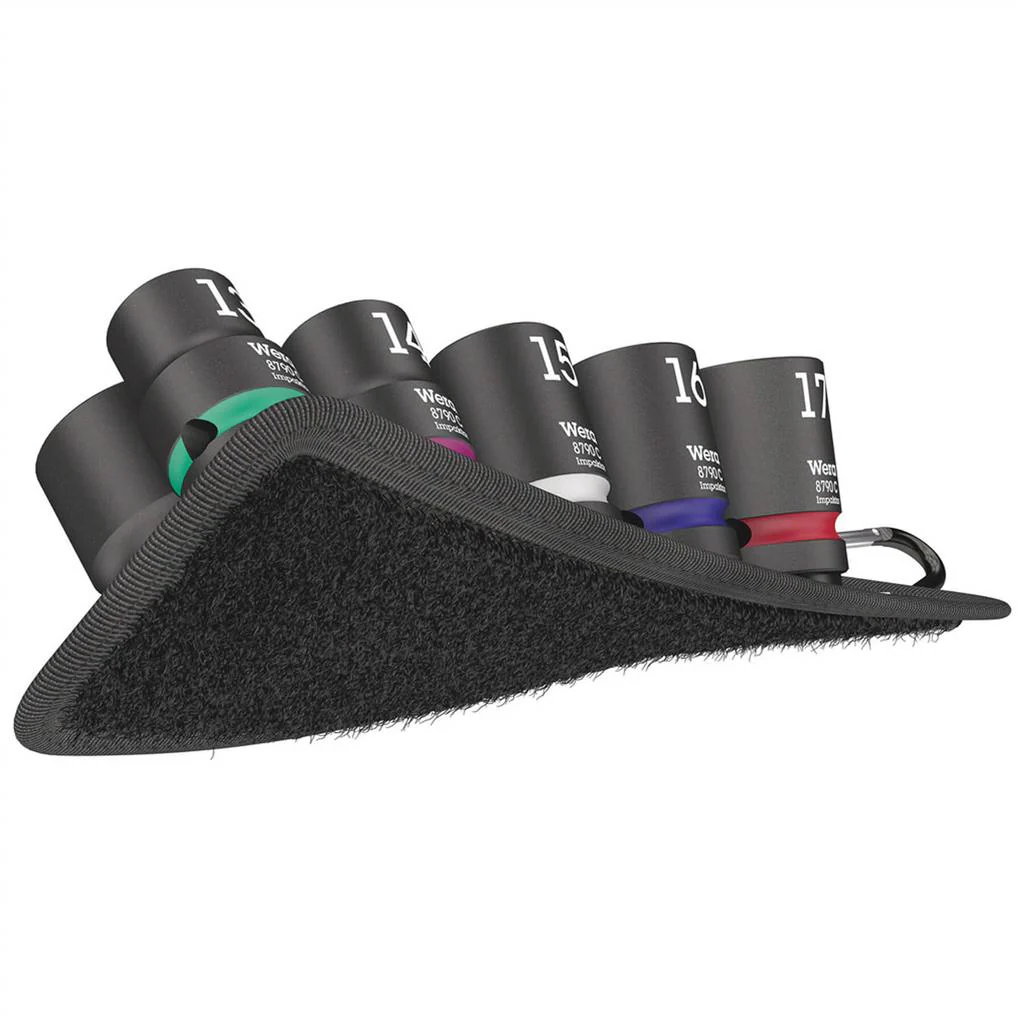 Wera 05004580001 1/2 in. Drive Belt C Impaktor 1 Socket Set (9-Piece) - Image 3